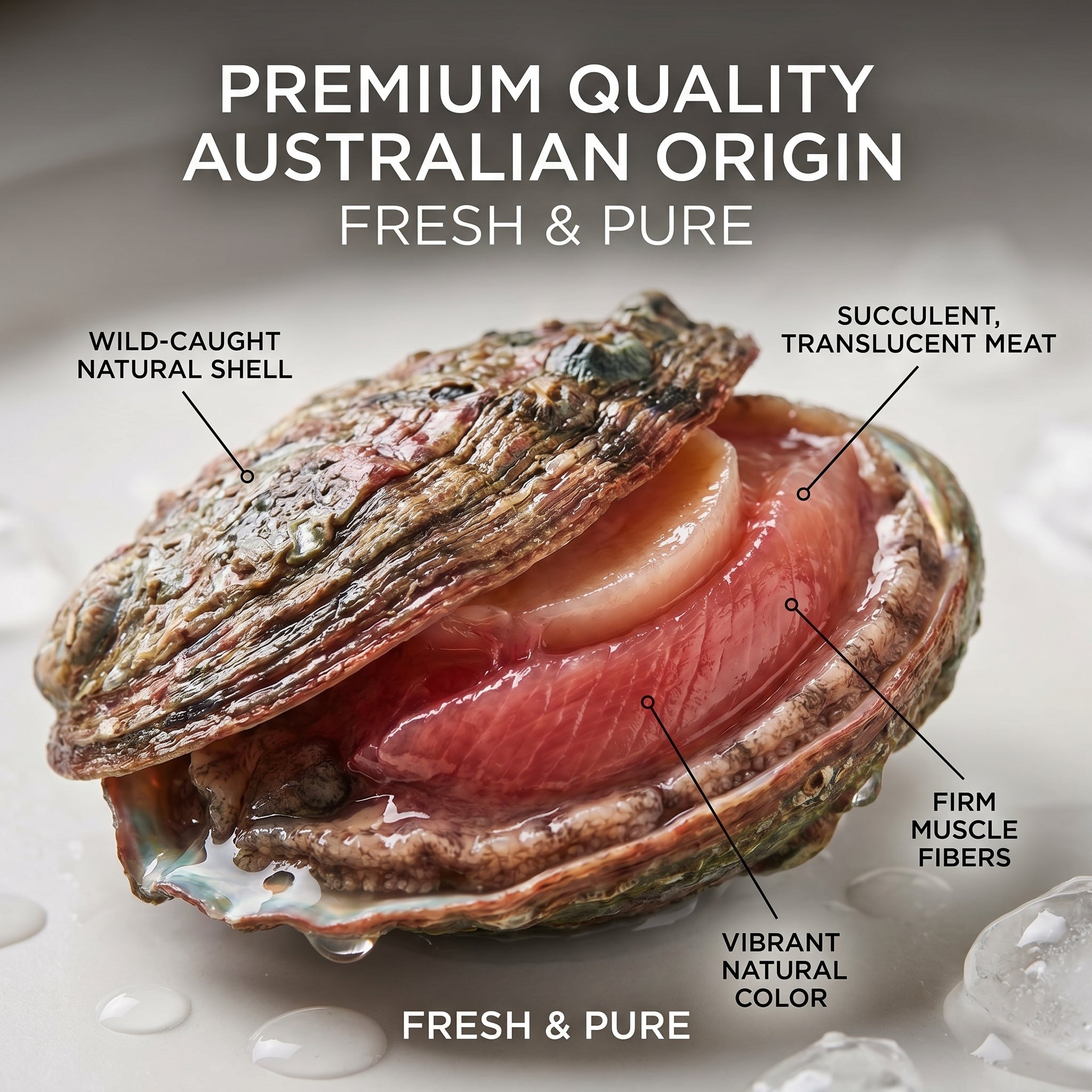 Large Deep-Sea Gourmet Abalone - 5-Star Restaurant Quality | Succulent, Buttery Texture & Rich Umami Flavor
